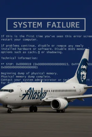 Awaria systemów wstrzymuje loty Alaska Airlines