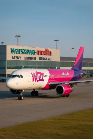 Wizz Air wraca do Modlina z 10 nowymi trasami od grudnia